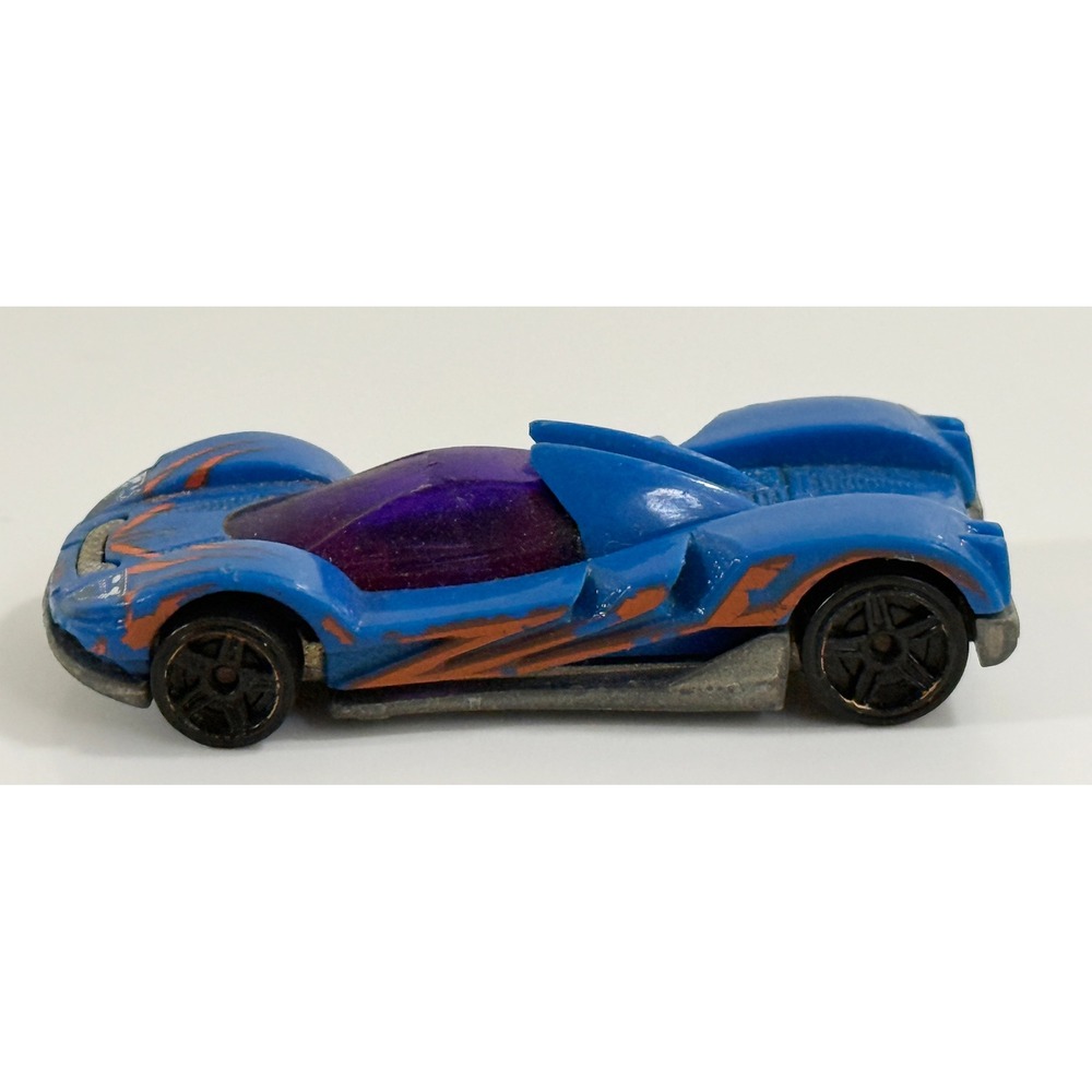 Hot Wheels Teegray Toy Car Kids 1:64 Blue Orange Racing Diecast R0943